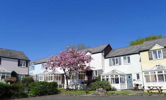 Pretty former farm buildings converted to holiday cottages near Tenby, with swimming pool and other facilities - great for families or couples who wan